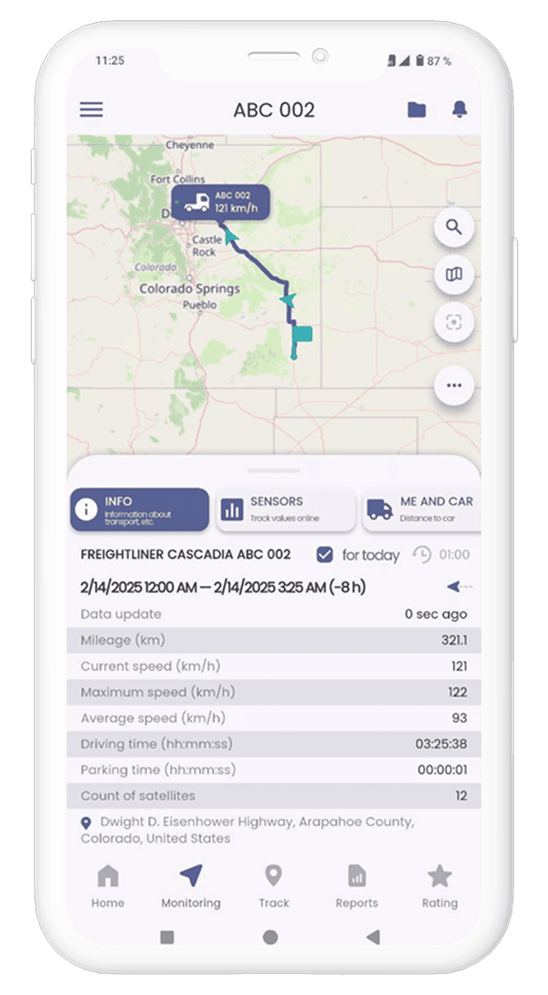 info with track online